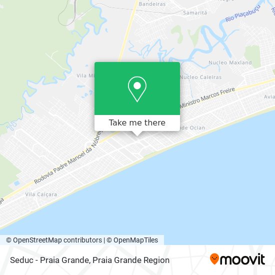 Seduc - Praia Grande map