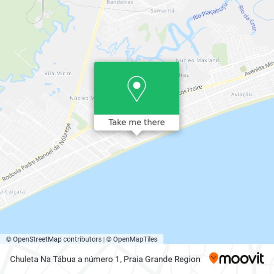 Mapa Chuleta Na Tábua a número 1