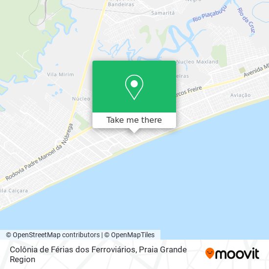 Colônia de Férias dos Ferroviários map