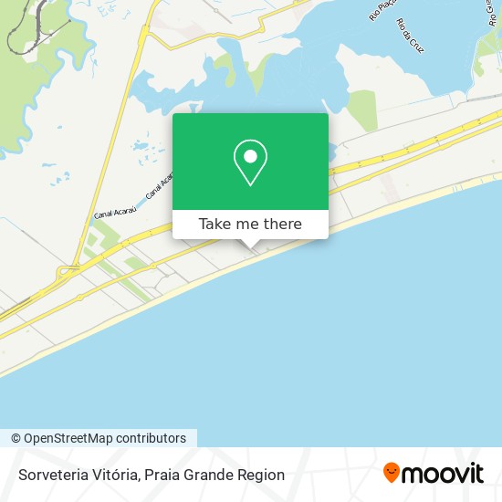 Sorveteria Vitória map