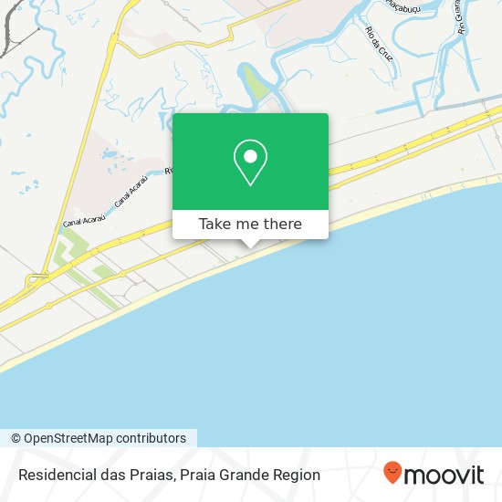 Mapa Residencial das Praias