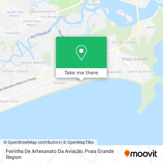 Feirinha De Artesanato Da Aviação map