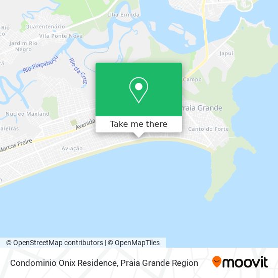 Condominio Onix Residence map