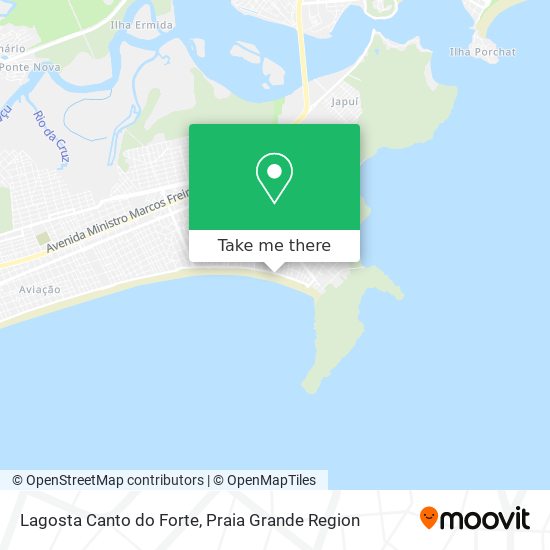 Lagosta Canto do Forte map
