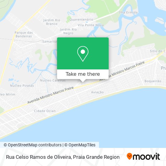 Mapa Rua Celso  Ramos de Oliveira