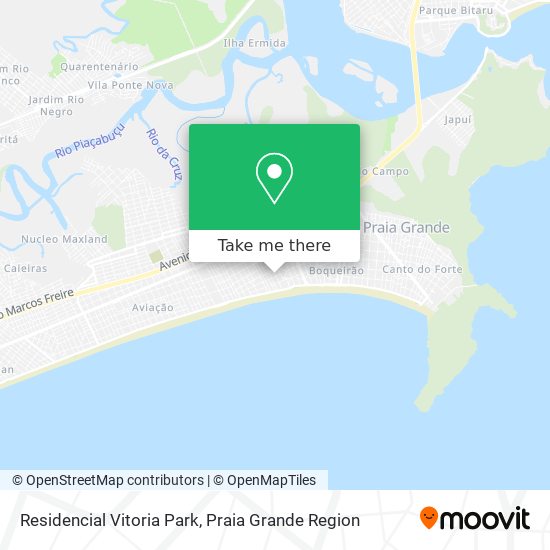 Mapa Residencial Vitoria Park