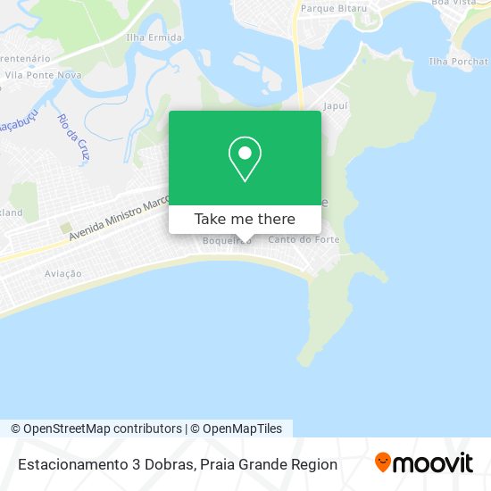Estacionamento 3 Dobras map