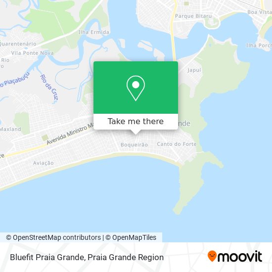 Bluefit Praia Grande map