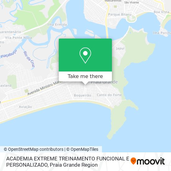 ACADEMIA EXTREME TREINAMENTO FUNCIONAL E PERSONALIZADO map