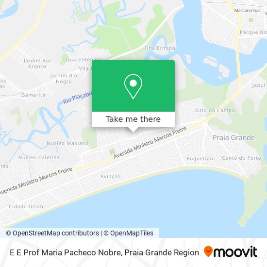 E E Prof Maria Pacheco Nobre map
