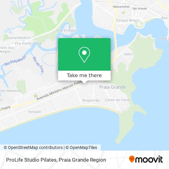 ProLife Studio Pilates map