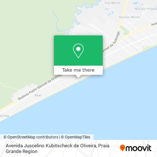 Avenida Juscelino Kubitscheck de Oliveira map