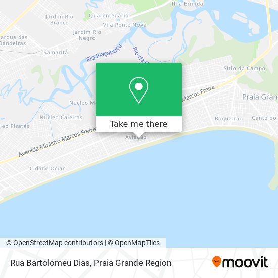 Rua Bartolomeu Dias map