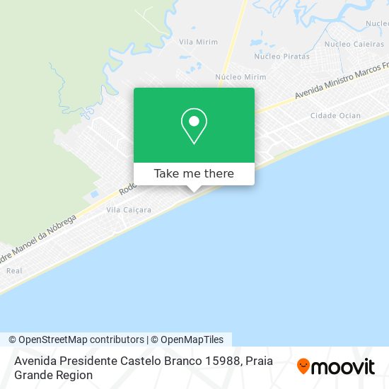 Avenida Presidente Castelo Branco 15988 map