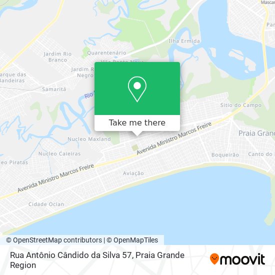 Rua Antônio Cândido da Silva 57 map