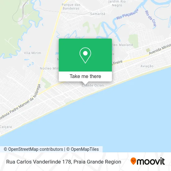 Rua Carlos Vanderlinde 178 map