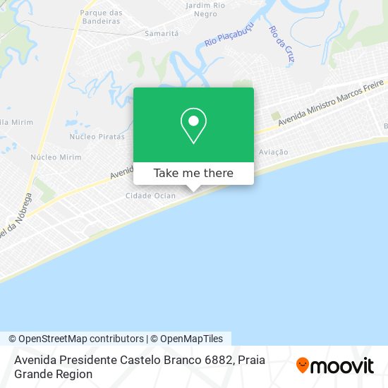 Avenida Presidente Castelo Branco 6882 map