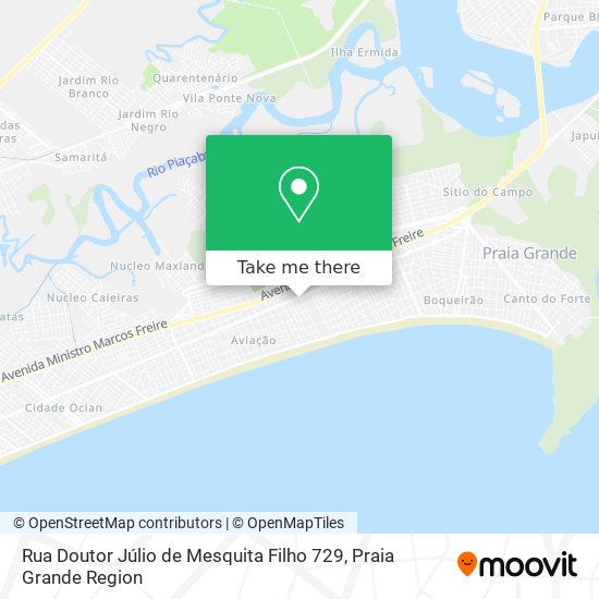 Rua Doutor Júlio de Mesquita Filho 729 map