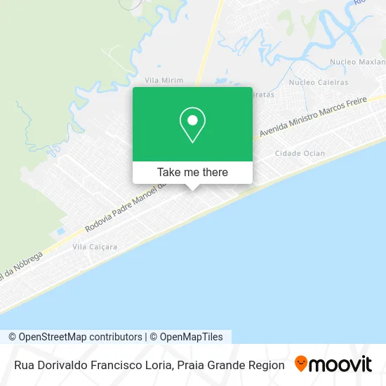 Rua Dorivaldo Francisco Loria map