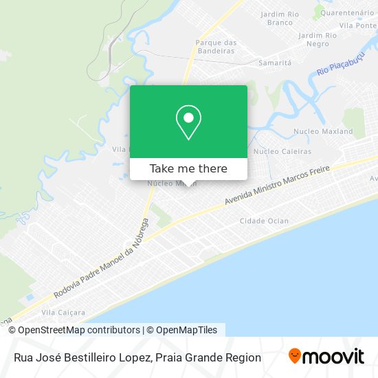 Mapa Rua José Bestilleiro Lopez