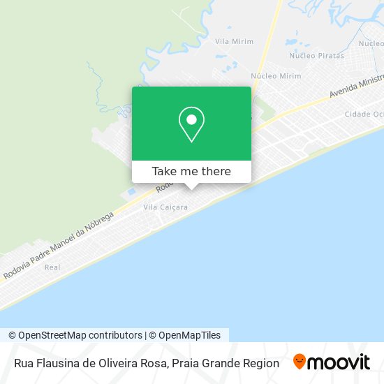 Mapa Rua Flausina de Oliveira Rosa