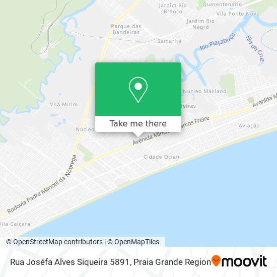 Mapa Rua Joséfa Alves Siqueira 5891