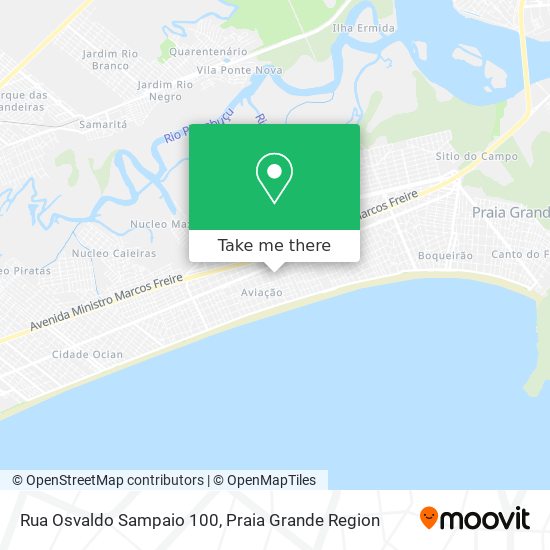 Rua Osvaldo Sampaio 100 map