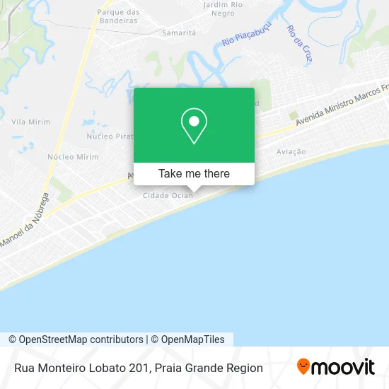 Rua Monteiro Lobato 201 map