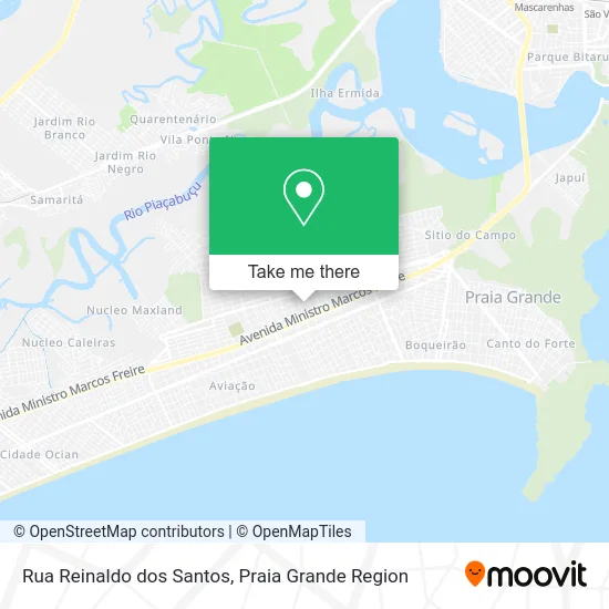 Rua Reinaldo dos Santos map