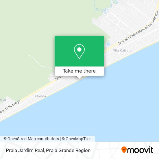 Praia Jardim Real map