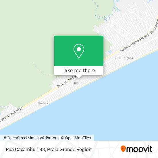 Rua Caxambú 188 map