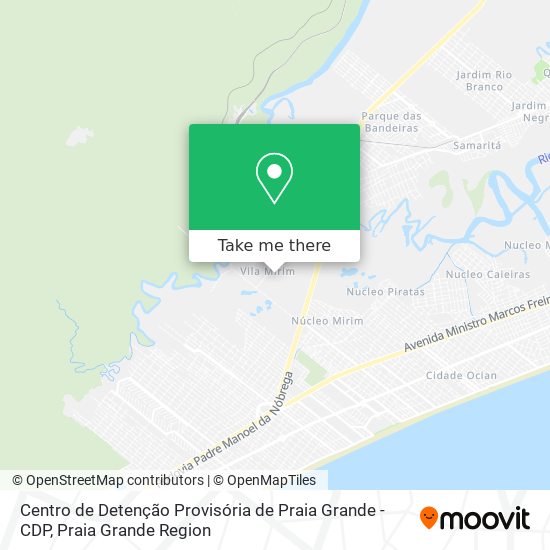 Centro de Detenção Provisória de Praia Grande - CDP map