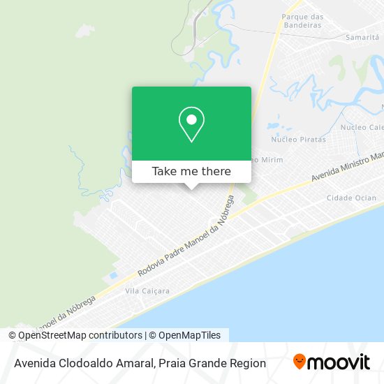 Avenida Clodoaldo Amaral map