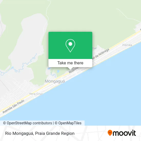 Rio Mongaguá map