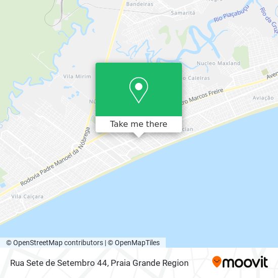 Mapa Rua Sete de Setembro 44