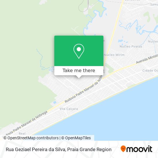 Rua Geziael Pereira da Silva map