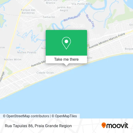 Rua Tapuias 86 map