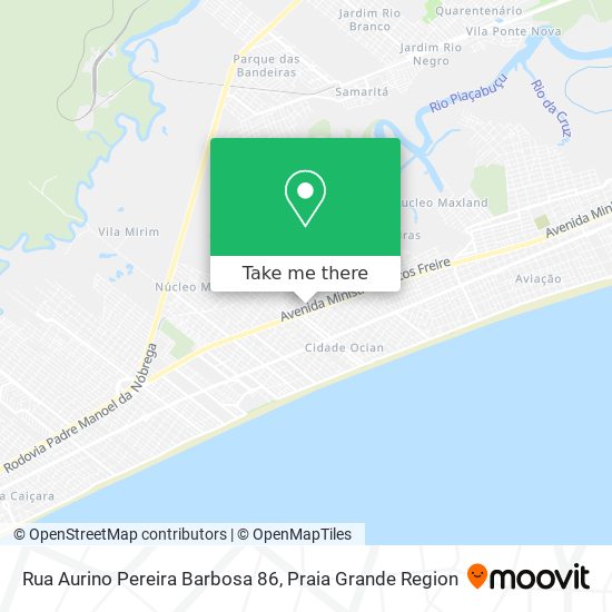 Rua Aurino Pereira Barbosa 86 map