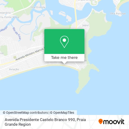 Avenida Presidente Castelo Branco 990 map