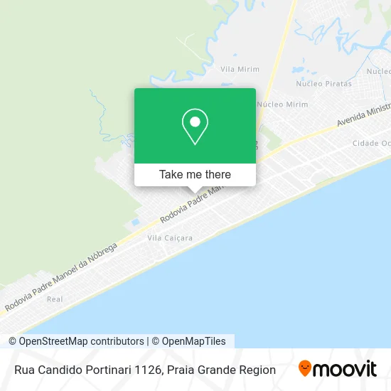 Rua Candido Portinari 1126 map