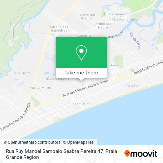 Rua Ruy Manoel Sampaio Seabra Pereira 47 map