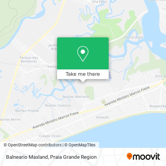 Balneario Maxland map