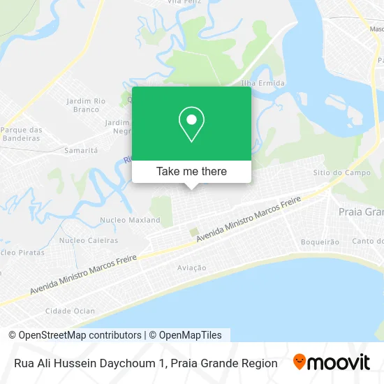 Rua Ali Hussein Daychoum 1 map