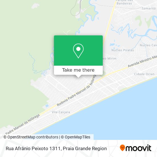 Mapa Rua Afrânio Peixoto 1311