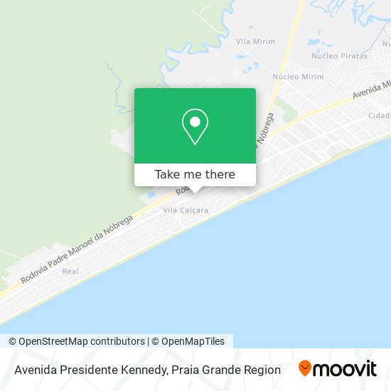 Avenida Presidente Kennedy map