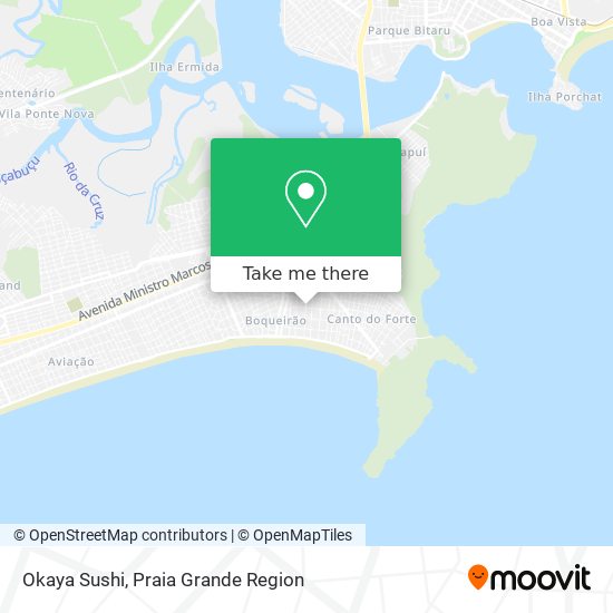 Okaya Sushi map