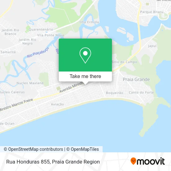 Rua Honduras 855 map