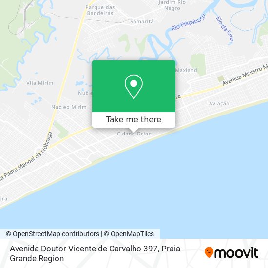 Avenida Doutor Vicente de Carvalho 397 map