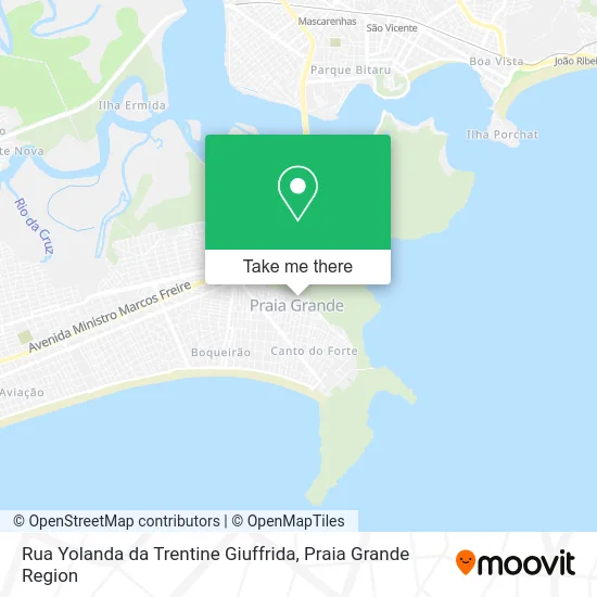 Rua Yolanda da Trentine Giuffrida map