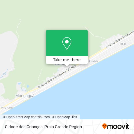 Cidade das Crianças map